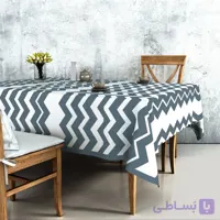 رومیزی منوکالر طرح خطی