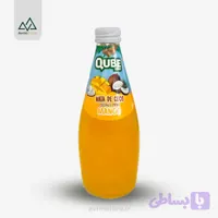 آبمیوه انبه با تکه های نارگیل QUBE