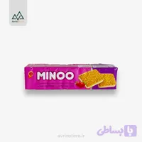 بیسکویت کرمدار توت فرنگی مینو