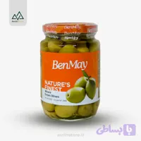 زیتون سبز با هسته 360 گرمی بن مای