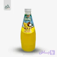 آبمیوه اناناس با تکه های نارگیل QUBE