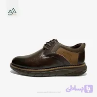کفش چرم مردانه مدل R1013 قهوه ای