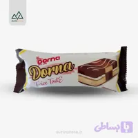 کیک اسفنجی لایه ایی کرم وانیلی درنا