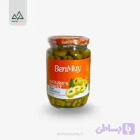 زیتون سبز اسلایس 360 گرمی بن مای