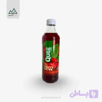 آبمیوه شیشه بلند زرشک QUBE