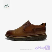 کفش چرم مردانه مدل R1015 عسلی