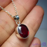 گردنبند یاقوت سرخ آفریقایی زنانه دستساز (سفارشی)