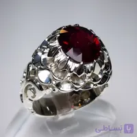 انگشتر یاقوت سرخ دونه اناری ارزشمند و فاخر