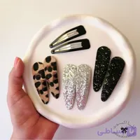 گیره مو تق تقی بزرگسال مجلسی (پلنگی،شاین، ساده )