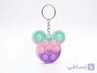 جاکلیدی فانتزی سیلیکونی طرح فیجت کد02