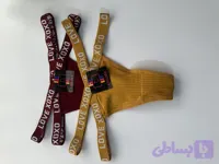 شورت نخی بکلس لامبادا دور کمر طرحدار در رنگبندی