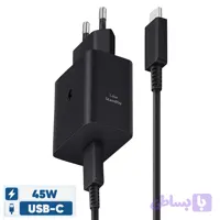 شارژر دیواری 45 وات سامسونگ مدل EP-T4511 Low Standby به همراه کابل USB-C به طول 1.8 متر