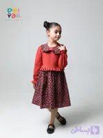 پیراهن مجلسی دخترانه یقه ب ب