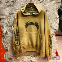 هودی دورس سه‌ نخ مدل Flame Gothic