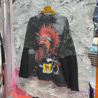 تیشرت دورس لانگ اسلیو طرح Punk Rider | دورس دو نخ وارداتی