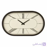 ساعت دیواری HOGER کد 140 قهوه ای