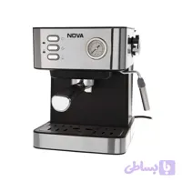 اسپرسو ساز خانگی 1.5 لیتری نوا مدل NCM-147EXPS، نیمه اتوماتیک