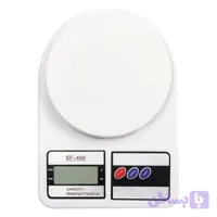 ترازو آشپزخانه دیجیتال مدل SF_400 حداکثر ظرفیت قابل اندازه‌گیری 10 کیلوگرم با دقت اندازه‌گیری 1 گرم