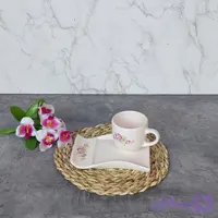 فنجون قهوه‌ خوری به همراه زیری طرح الیزا