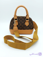 مینی کیف دستی طرح Louis Vuitton قهوه ای کرم