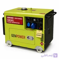 موتور برق دیزلی جن پاور سایلنت مدل GDG 7000EC | توان 7 کیلووات