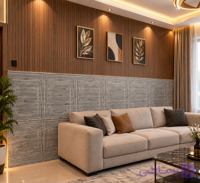 دیوارپوش پشت برچسب دار طرح برجسته70×70
