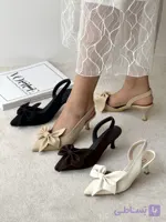 کفش پاپیونی پاشنه دار مجلسی