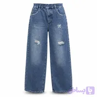 شلوار جین بگ (Baggy) مدل زاپ‌دار کمر کش