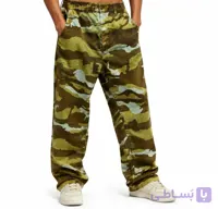 شلوار کتان بگی مردانه طرح چریکی / استتار نظامی (Camouflage)