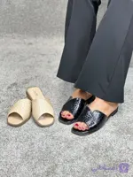 صندل دمپایی زنانه تخت مدل آنا