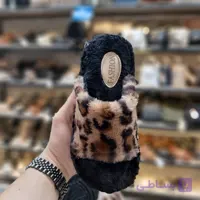 دمپایی پولیشی پاپوش زنانه پلنگی