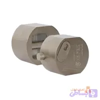 قفل پشت بسته فولادی حافظ با سیلندر پله ای 12 ساچمه