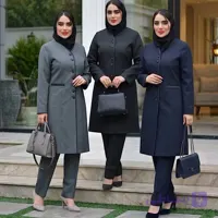 مانتو شلوار اداری فاستونی دیپلمات مدل دیبا