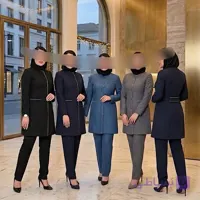 مانتو شلوار اداری شیک مدل سولماز