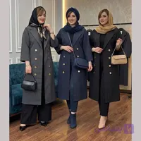 مانتو بلند کتی دیپلمات راه راه افروز