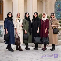 بارانی پاییزه ترنچ کت مدل تیارا