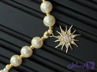 گردنبند مروارید سنگی خورشید
