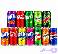 نوشابه شات اصلی 180میل در 6طعم باکس30عددی
