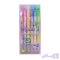 ماژیک علامت زن (هایلایتر) دو سر اکلیلی پاکن دار Rainbow