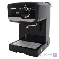 اسپرسوساز 1500 میلی‌لیتری جی پاس مدل GCM-6108، با مصرف پودر قهوه، مناسب تهیه اسپرسو، کافه لاته و کاپوچینو، دارای 1 عدد نازل قهوه