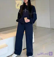 ست سوییشرت و شلوار دبل کرپ زنانه