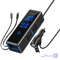 اینورتر خودرو پاورولوژی 300 وات Powerology 300W Car Power Inverter