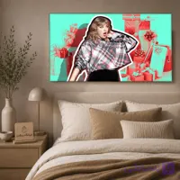 تابلو شاسی پینکمن طرح تیلور سویفت کریسمس - Taylor Swift Christmas Computer کد Jm 9