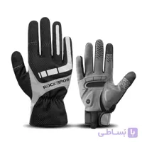 دستکش تمام انگشت زمستانی دوچرخه سواری و ورزشی راکبراس ROCKBROS S173BGR