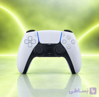 دسته بازی پلی استیشن۵ سونی رنگ سفید مدلdualsenseسری cfi-zct1w با اتصال بی سیم وباسیم