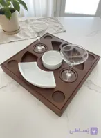 ست سفره و پذیرایی یلدا چوبی