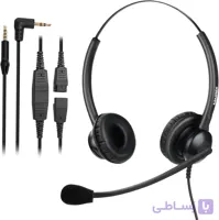 هدست تلفن MAIRDI با جک 2.5 میلی متری و کانکتور 3.5 میلی متری حذف نویز