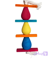 آویز اسباب بازی کاج رنگی ( کد 1054 )