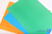 پوشه ساده رنگی