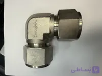 زانو دوسر مهره سایز ۱ اینچ ۶۰۰۰ پی اس ای متریال ss316L برند powerlok کره